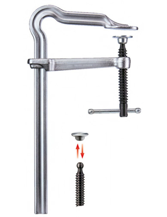 Skrutková zvierka OMEGA s kolíkovou rukoväťou GM60ZK