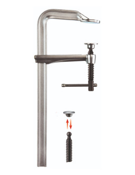 Celooceľová skrutková zvierka s kolíkovou rukoväťou GZ16K