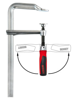 Celooceľová skrutková zvierka GZ25KG so sklopnou rukoväťou